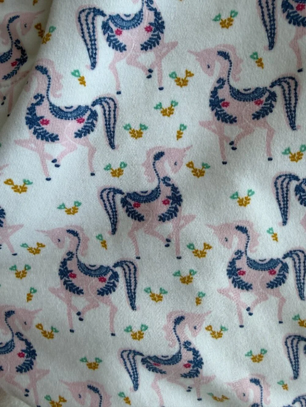 Girls Roller Rabbit Long Sleeve Unicorn Print Pajama Set
